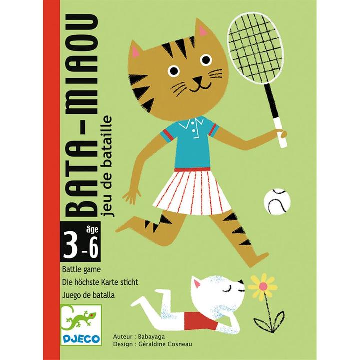 Immagine prodotto Djeco Gioco di carte Bata - Miaou (Tedesco, Francese, Italiano, Inglese)