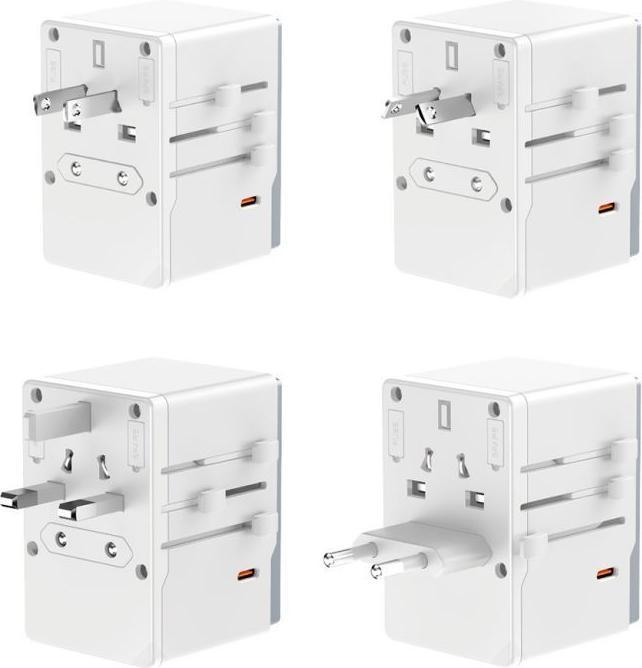 Image du produit Dudao A35 Adaptateur universel de voyage blanc