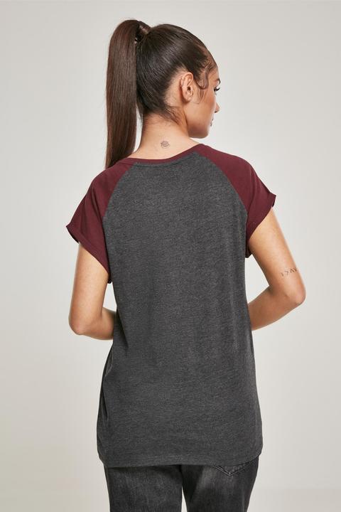Image du produit Urban Classics T-shirt raglan contrasté pour femmes (4XL)