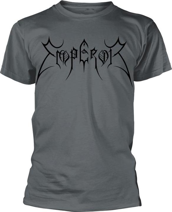 Emperor Plastic Head Men's Logo Shield TSFB T-Shirt, Grey, Small (S)