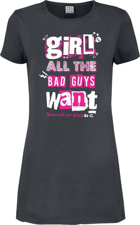Amplified Girl All The Bad Guys Want TShirtKleid