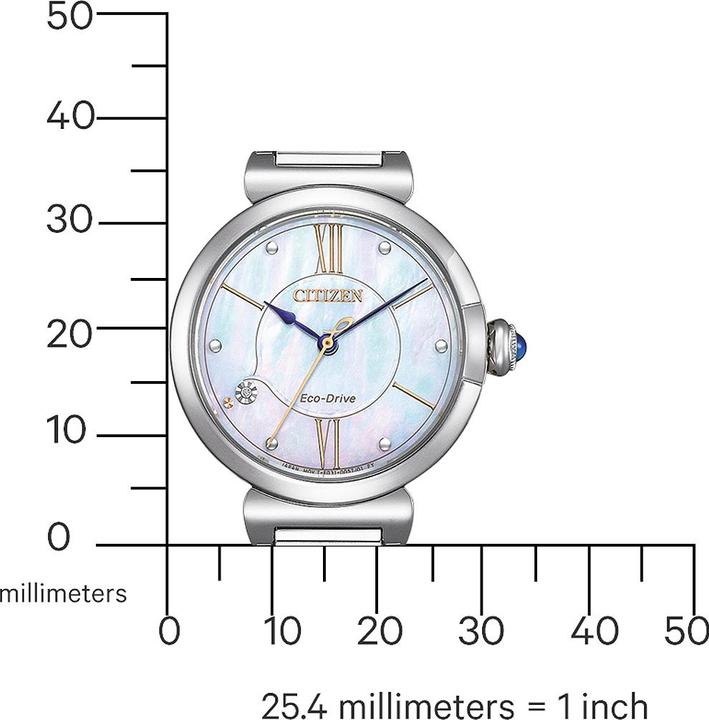 Immagine prodotto Citizen EM1070-83D Orologio da donna Eco-Drive Elegance 30mm 5ATM (Orologio da polso analogico, 30 mm)