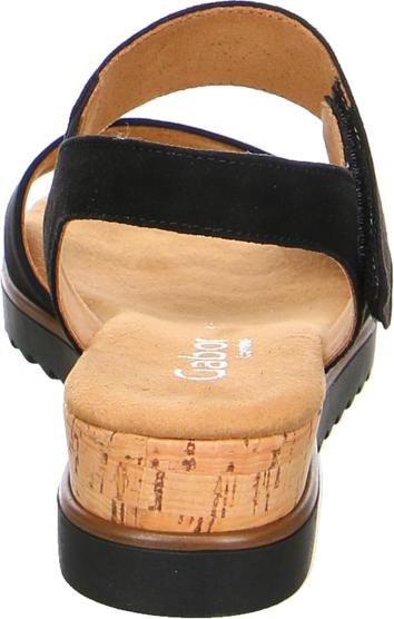 Actual product image Gabor Dames Sandalen - zwart (47)