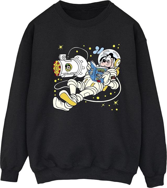 Actual product image Disney Womens/Ladies Goofy Reading In Space Sweatshirt (XXL)