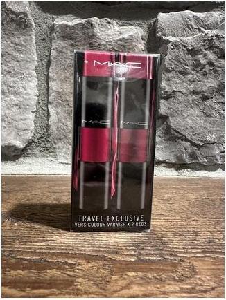 Actual product image MAC Cosmetics Travel Exclusive Versicolour Varnish Effervescent and Serial Stain