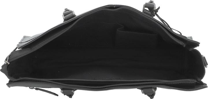 Immagine prodotto Greenburry Borsa a tracolla nera pura in pelle 40 cm scomparto per laptop