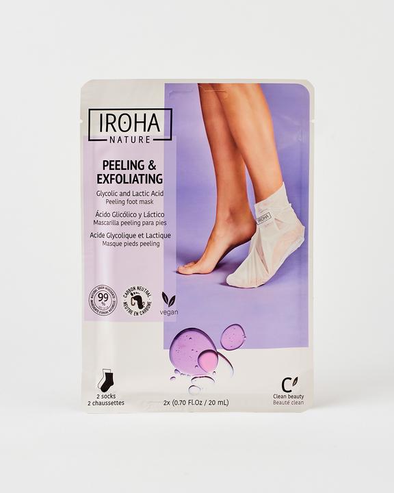 Produktbild Iroha Nature Nature - Exfoliating Foot Mask Socks Lavendel (Fussmaske, 20 ml)