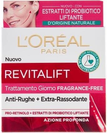 Actual product image L'Oréal Paris Revitalift Fragrance-Free Face Cream with Probiotics 50ml (Body cream, 50 ml)
