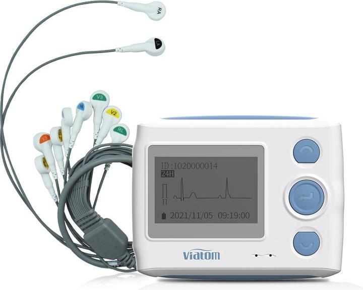 Actual product image ViatomTech TH12 Wearable 12-Lead holter with AI analysis