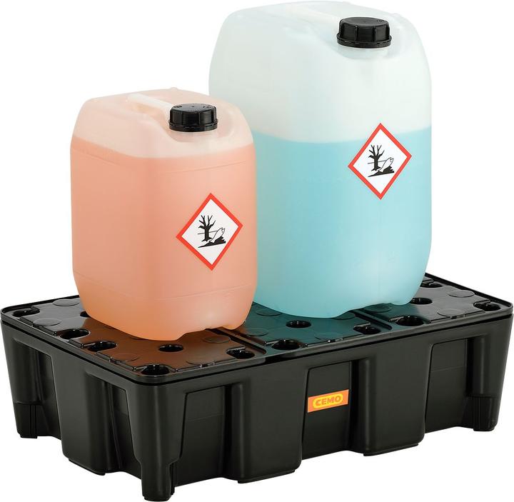 Actual product image Cemo PE small container pallet tub