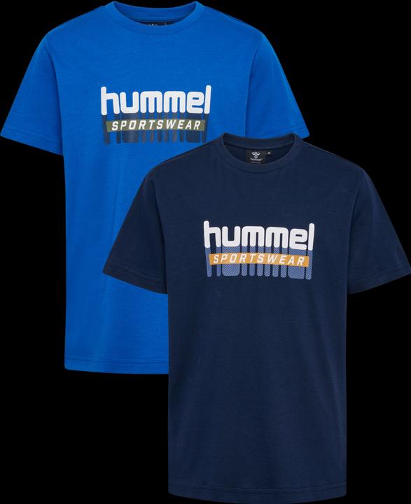 Actual product image hummel hmlTUKAS T-SHIRT S/S 2-PACK (104)