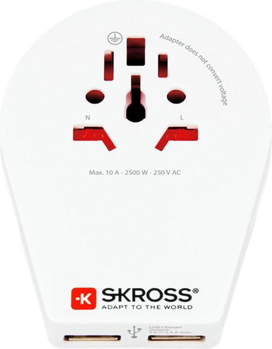 Produktbild Skross Country World to CH Italy Brazil USB