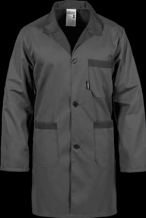 VITO Working Overall Grey/Black 65/35 Polyester Cotton Size L (L)