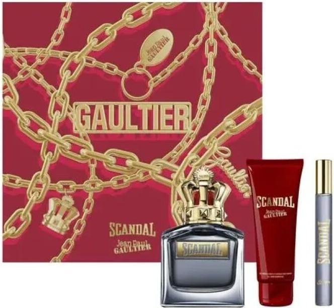 Actual product image Gaultier Scandal for Him EdT 100ml Set 3 items (Eau de toilette, 100 ml)