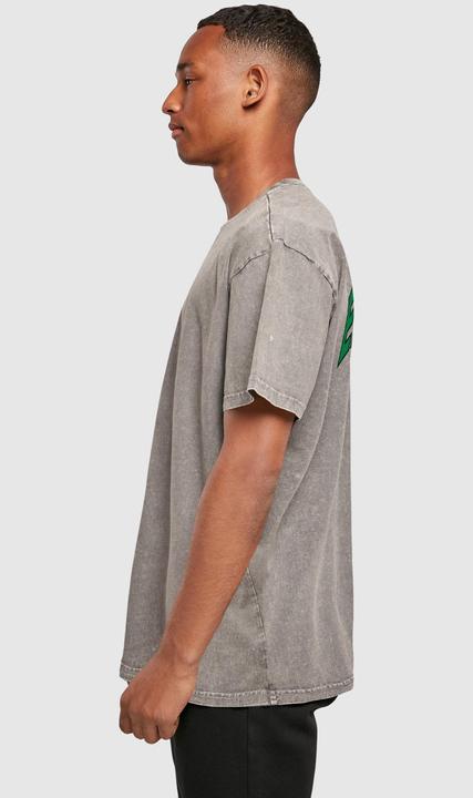 Actual product image Merchcode Attitude Acid Washed Heavy Oversized Tee - 113635 (XS)