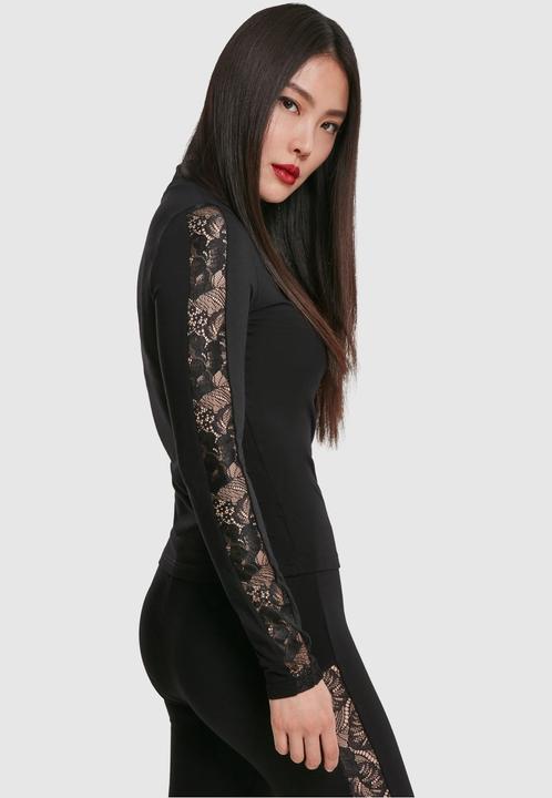 Immagine prodotto Urban Classics LS a strisce in pizzo da donna (M)