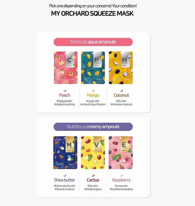 Actual product image Frudia Avocado Relief Mask