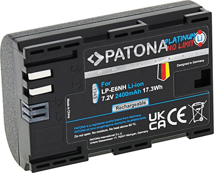 Image du produit Patona Pile de caméra vidéo LP-E6NH Canon (Batterie de l'appareil photo)