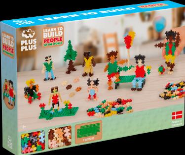 Actual product image Plus-Plus Learn To Build People of the World - (3933)