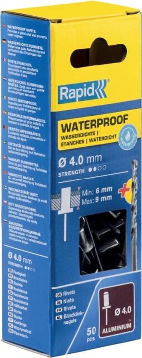 Rapid Waterproof blind rivet Ø 4.0 x 12 mm