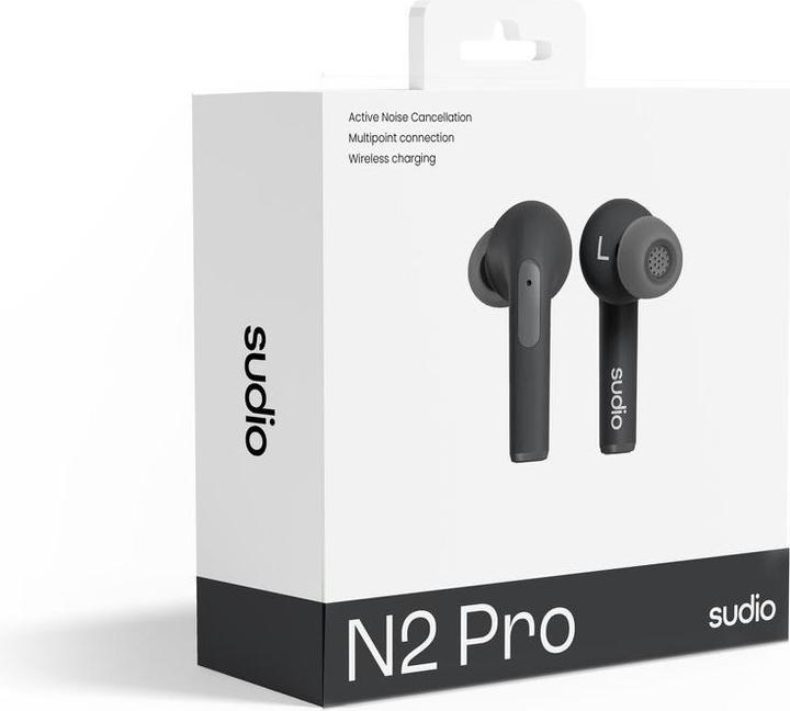 Image du produit Sudio N2 Écouteurs intra-auriculaires sans fil - draadloze oordopjes - avec annulation active du bruit (ANC, 6 h, Filaire)