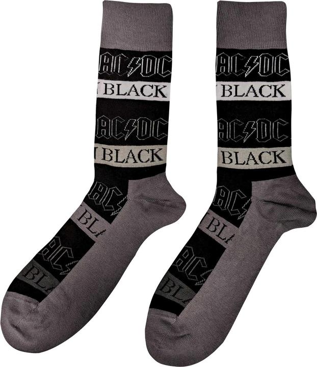 Produktbild AC/DC Back In Black Knöchelsocken (40.5 - 44.5)