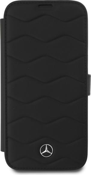 Actual product image Mercedes MEHCP16X23RWRSK iPhone 16 Pro Max 6.9" czarny/black hardcase MB Waves Leather (Apple iPhone 16 Pro Max)
