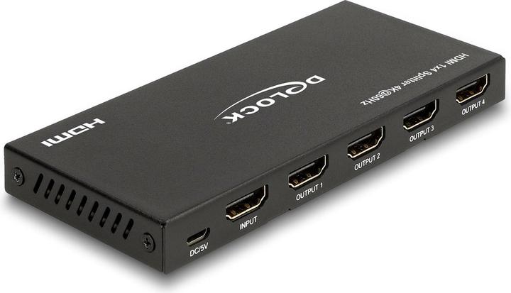 Immagine prodotto Delock Sdoppiatore HDMI 1 x HDMI in entrata a 4 x HDMI in uscita 4K 60 Hz wi