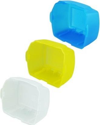 Produktbild JJC Flash Bounce Nikon SB 900/910 Normal, Gold & Blue (Blitzdiffusor)