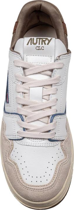 Actual product image Autry sneakers clc low in suede and nubuck white and green (40)