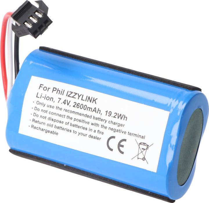 Produktbild XCell Akku passend für Philips IZZYLINK, Li-Ion, 7,4V, 2600mAh, 19,2Wh (Ersatzfernbedienung)