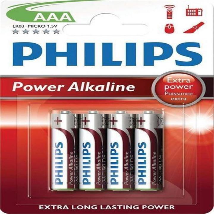Image du produit Philips Batterie Batterie Power Alkaline AAA 4 Stück (1 pcs, AAA)