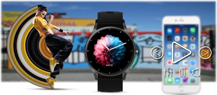 Produktbild Gravity Unisex GT2-2 – Bluetooth-Anrufe, individuelle Zifferblätter (sg019b) (45 mm)