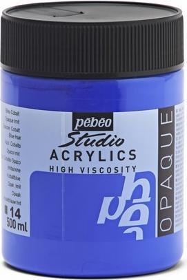 Produktbild Pebeo Studio Acrylics feine Acrylfarben (Kobaltblau Imit, 500 ml)