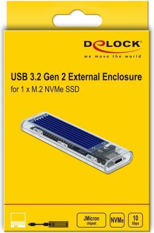 Actual product image Delock 42620 External housing (M.2 2230, M.2 2242, M.2 2260, M.2 2280)