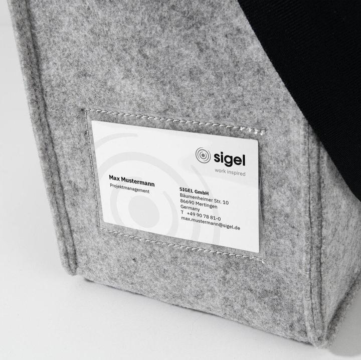 Produktbild Sigel Notebooktasche Desk Sharing Bag Classic M, Hellgrau 15.4 (15.40")