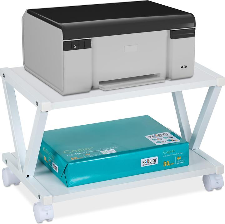 Actual product image Relaxdays Printer shelf