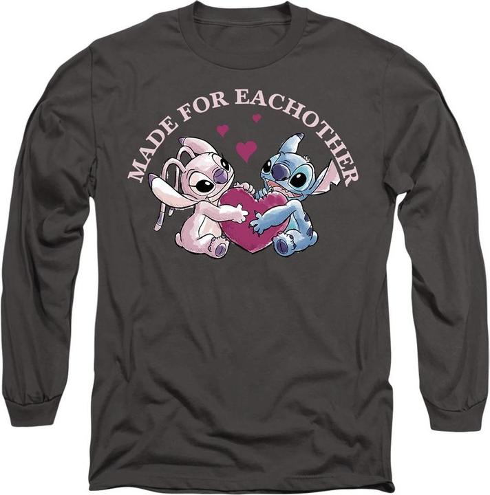 Lilo & Stitch Made For Each Other TShirt (L)