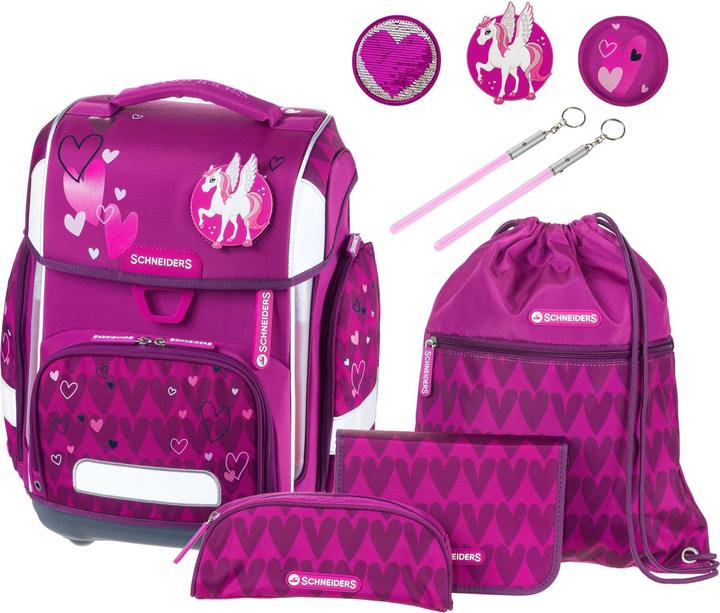 Actual product image Schneiders Hearts 6-piece school desk set (21 l)