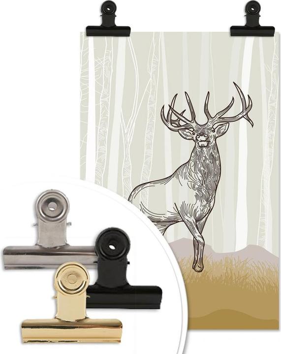 Actual product image Trenddeko Proud stag (105 x 160 cm)