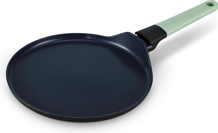 Image du produit Brabantia Crêpière Tasty+ 25 cm, Noir/ Jade Green (25 cm, Poêle à crêpe, Aluminium)