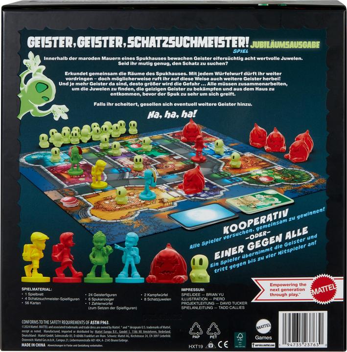 Produktbild Mattel Games Geister, Geister, Schatzsuchmeister (Schweizerdeutsch, Deutsch)