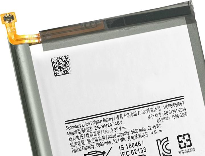 Actual product image Clappio 6000mAh replacement battery