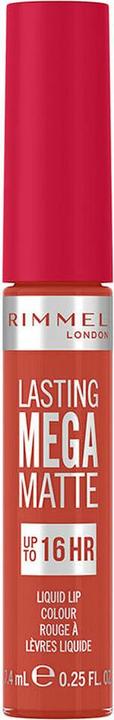 Actual product image Rimmel London Lasting Mega Matte Liquid Lip Colour (Scarlet Flames)