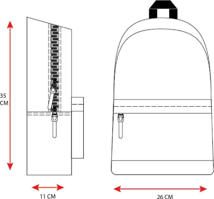 Actual product image Vadobag Backpack Skooter Dino Explorer