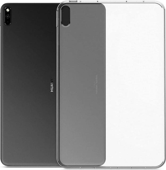 Actual product image Cazy Silicone Case Compatible with Huawei MatePad 10.4 - Soft TPU Protection - Transparent (Huawei MatePad 10.4)