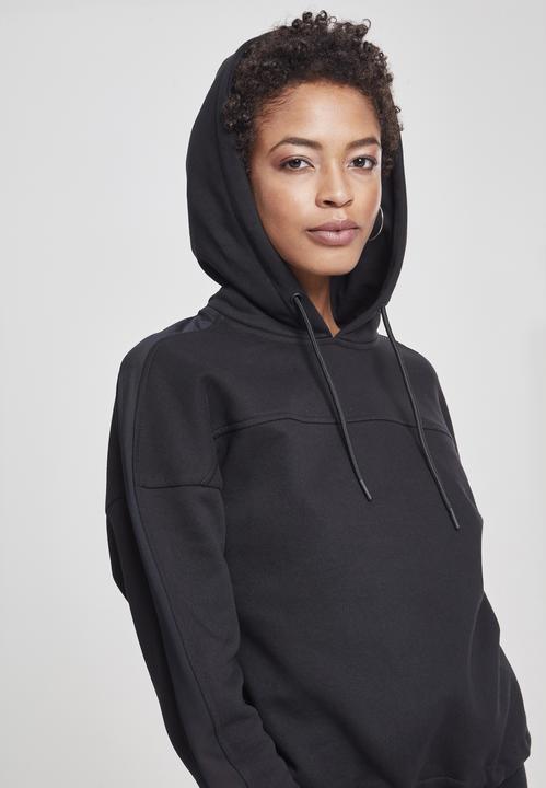 Immagine prodotto Urban Classics Felpa con cappuccio oversize Tech Mesh Inset da donna (XL)