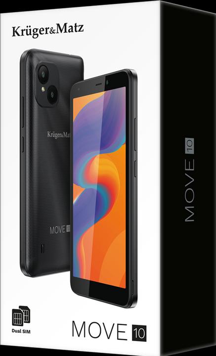 Actual product image Krüger&Matz Move 10 (32 GB, Black, 5.45", Dual SIM, 5 Mpx, 4G)