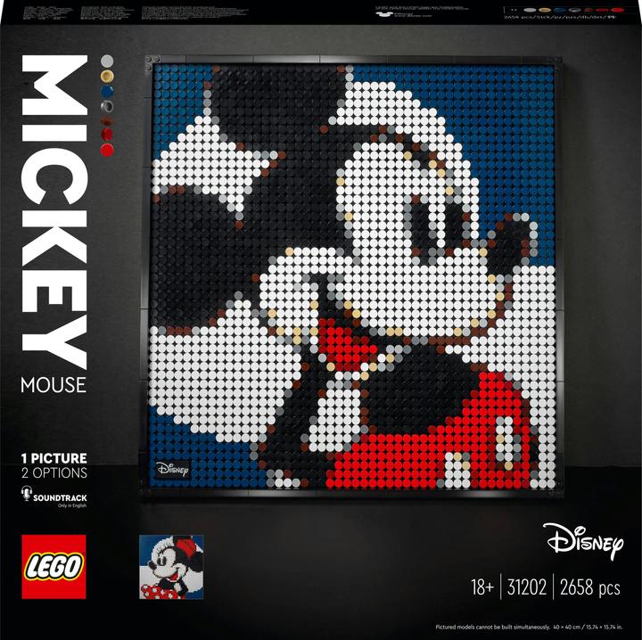 Produktbild LEGO Mickey Mouse (31202, LEGO DC, LEGO Art)