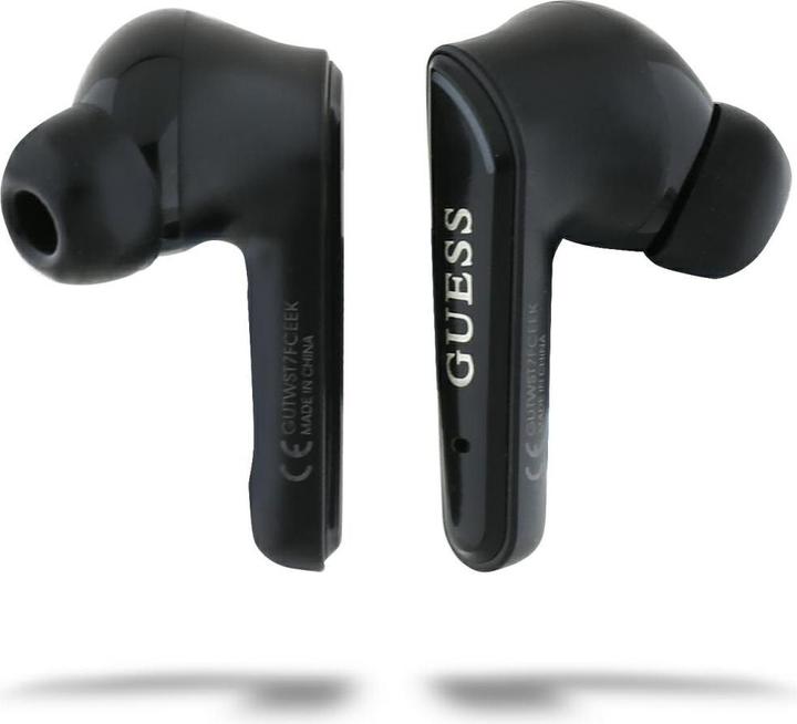 Produktbild Guess Headphones TWS Flat Classic Logo Electroplated black (4 h, Kabellos)